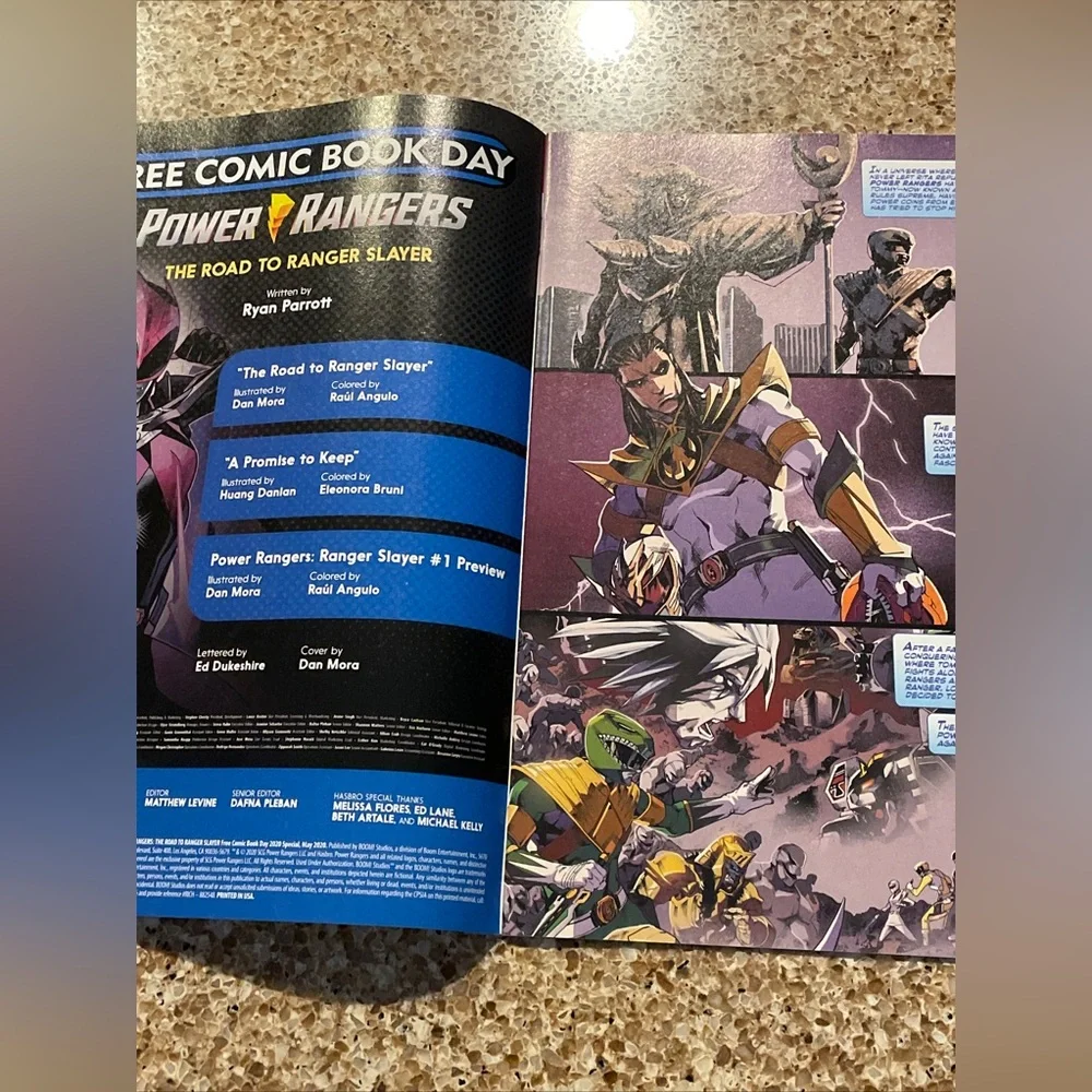 Power Rangers: Road To Ranger Slayer Free Comic Book Day #1 - Picture 3 of 3